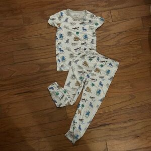 Boys Magnetic Me 2 piece pajama set 3T dog pattern